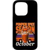 Autumn Pumpkin Coffee Lover Vibes Custodia per iPhone 15 Pro Cozy Pumpkin Spice Stagione ottobre Coffee Lover