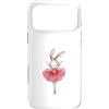 Graceful Critter Prints Custodia per iPhone 17 Pro Max Adorabile Bunny Ballerina Acquerello Danza Amante