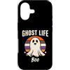 Cute Spooky Ghost Halloween Aesthetic Custodia per iPhone 17 Fantasma Vita Retro Carino Halloween Fantasma