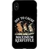 Confusione Divertente Meme Sarcastico Custodia per iPhone XS Max Off To Cause Maximum Kerfuffle