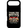 Retro Gratitude Vintage Aesthetic Custodia per iPhone Air Note di ringraziamento scritte con amore Retro Sunset