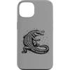 alligator graphic tee Custodia per iPhone 13 Fauna selvatica xilografica vintage Open Jaw Gator