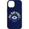 Evil Eye Aura Custodia per iPhone 14 No Bad Vibes Evil Eye Retro Boho Spirituale Positivo