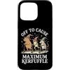 Confusione Divertente Meme Sarcastico Custodia per iPhone 15 Pro Max Off To Cause Maximum Kerfuffle