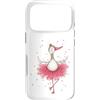 Whimsical Feather Dance Studio Custodia per iPhone 17 Pro Carino Ballerina Oca Danza Acquerello Art