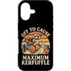 Confusione Divertente Meme Sarcastico Custodia per iPhone 17 Off To Cause Maximum Kerfuffle