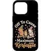 Confusione Divertente Meme Sarcastico Custodia per iPhone 16 Pro Off To Cause Maximum Kerfuffle