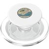 Hawaii Hiking Trail Co. Mappa topografica Kalalau-Trail-Kauai Hawaii PopSockets PopGrip per MagSafe