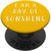 YO! Io sono un raggio di sole Dichiarazione motivante Inspiring PopSockets PopGrip Adesivo