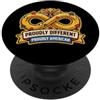 Autism Awareness Patriotic USA Infinity Autismo orgogliosamente diverso Accettazione americana 4 luglio PopSockets PopGrip Adesivo