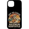 Confusione Divertente Meme Sarcastico Custodia per iPhone 15 Plus Off To Cause Maximum Kerfuffle