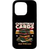 Holiday Mailbox Christmas Letter Postcar Custodia per iPhone 15 Pro Biglietti di Natale inviati con amore in stile retrò