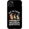 Confusione Divertente Meme Sarcastico Custodia per iPhone 11 Pro Max Off To Cause Maximum Kerfuffle