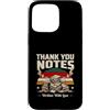 Retro Gratitude Vintage Aesthetic Custodia per iPhone 15 Pro Max Note di ringraziamento scritte con amore Retro Sunset