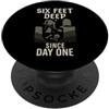 Sexton Pride Six Feet Deep Tombstone Dig Gravedigger Cimitero Operaio Scavare Graves Graveyard Crew PopSockets PopGrip Adesivo