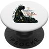 Quote Funny Quote Playful Humor Fun Grap HOUSEPLANTS THRIVING HUMAN RECHARGING PopSockets PopGrip Adesivo