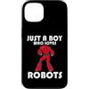 Robots, Space Tech and Robotics Custodia per iPhone 13 Solo un ragazzo che ama i robot, Robot