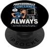 Vitals & Virtue Co Infermiera Professionalmente Preoccupata Maglietta PopSockets PopGrip Adesivo