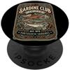 Sardine Club Member Vintage Can Fish Lov Sardine Portoghesi Sardine Club Vintage Sardine PopSockets PopGrip Adesivo