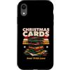 Holiday Mailbox Christmas Letter Postcar Custodia per iPhone XR Biglietti di Natale inviati con amore in stile retrò
