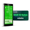 GlocalMe G4Pro 4G LTE, router wireless mobile, non necessita di SIM, 2,4 GHz/5 GHz WiFi Hotspot, con 10 GB di dati UE, 3900 mAh 12 ore, copertura di oltre 200 paesi, Wi-Fi portatile in viaggio