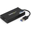 StarTech.com Adattatore da USB 3.0 a HDMI - 4K 30Hz Ultra HD - Certificato DisplayLink - Convertitore per monitor da USB Type-A a HDMI - Video esterno e scheda grafica - Mac e Windows (USB32HD4K)