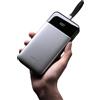 CUKTECH Power Bank 25000mAh Caricatore Portatile 100W Max con Cavo USB-C Integrato, Batteria Esterna a Ricarica Rapida per MacBook Pro/Air, iPhone 17/16/15 Series, Samsung, Pixel