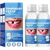 AEIXYA 2 Pezzi Cemento Dentale Definitivo, Otturazione Dentale Provvisoria, Bottiglie Kit Di Riempimento Temporaneo Dente, 30Ml Kit Riparazione Denti Per Riempimento Del Dente Rotto Mancante