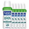 Sanex Deodorante Spray - Zero% Respect & Control - 200 ml