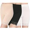 GEYIWSSXY Pantaloncini Sottogonna Boxer Donna Cotone Vita Alta Mutande Pizzo Intimo Shorts Elasticizzati 3 Pezzi