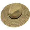 MALSSE Cappello di paglia fatto a mano, con bordo largo, all'uncinetto, da viaggio, protegge dal sole, per adulti, bambini, uomo, donna, unisex, in paglia