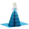 Hallmark Paper Wonder Disney Frozen - Biglietto di auguri di compleanno pop-up per tutte le occasioni (Honeycomb Elsa)