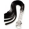 Toyjoy Glass Worxx Crystal Leather Whip