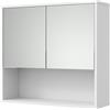 VICCO Specchio contenitore bagno Vicco Eliza Ondulazione bianca 70 x 65 cm, Model 57931