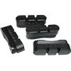 Campagnolo Br-rede, Bremsgummi Set Record Delta R 1134741 schwarz 4 Stück Unisex adulto, Nero, Taglia unica confezione da