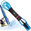 Generic da surf | Corda da surf per caviglia | Corda per tavola da surf 2,2/2,2/2,3/2,4 m, gamba dritta, surf per shortboard, paddle board