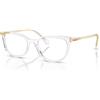 Swarovski SK2003 1027 - Occhiali da Vista Squadrati Trasparente Cristallo Donna