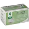 ROCHE DIABETES CARE ITALY SpA Accu-fine Ago Penna Per Insulina 32G 4mm 100Pezzi