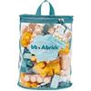 Ecoiffier - BB Abrick Sacca con 60 Maxi Mattoncini, Costruzioni Prima Infanzia, Borsa richiudibile con Zip, +12 Mesi, Prodotto in Francia, 7900007927