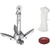 No 0.7KG Acciaio Pieghevole Ancoraggio per Moto D'Acqua Kayak Canoa Marina Ram4569
