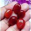 rogem54 Loose Gemma 100% Naturale Rosso Onice Cabochon 37.40 KT / 5 Pz Lotto Con Omaggio