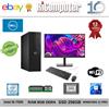 Dell Kit PC Ufficio Completo Dell OptiPlex i5-7500 8GB SSD Monitor 24 Wi-Fi