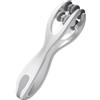 MEYZJRC Massaggiatore Dita Roller per Palmo Mano con Rullo Manuale Doppio Materiale Silicone PP Favorisce Sollievo Da Fatica Adatto a Tastieristi Sportivi Att, grigio
