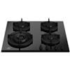 Bertazzoni P604LMODGNE piano cottura Nero Da incasso 60 cm Gas 4 Fornello(i)