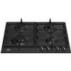 Bertazzoni P604PRONE piano cottura Nero 60 cm Gas 4 Fornello(i)
