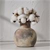 SIDUCAL Vaso Rustico in Ceramica da Fattoria | Decorativo da 15,2 cm per Casa | Boho in Terracotta per Tavolo, Soggiorno, Bagno