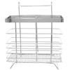 Vaguelly Hanging Utensil Drainer in Acciaio Inox Cestino Scolaposate Sospeso per Bacchette Cucchiai e Utensili da Cucina con Design Moderno e Funzione di Scolatura