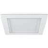 EGLO connect.z Smart Home plafoniera LED Padrogiano-Z, ZigBee, app | e controllo vocale Alexa, colore della luce regolabile (bianco caldo - freddo), RGB, plafoniera in metallo bianco, 45x45 cm