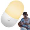 Generico Luci notturne collegate al muro, luci notturne a LED | Luce notturna a LED Collega la luce per dormire - Luci notturne per corridoio collegate al muro, lampada da comodino a risparmio energetico per c