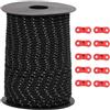 vidaXL Corda Tenda con Strisce Riflettenti e Chiavi 50 m 3 mm, corda riflettente per tenda, corda per tenda, corda riflettente per tenda da campeggio